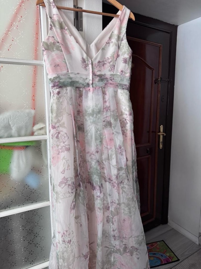 Oleg Cassini abiye elbise - 6