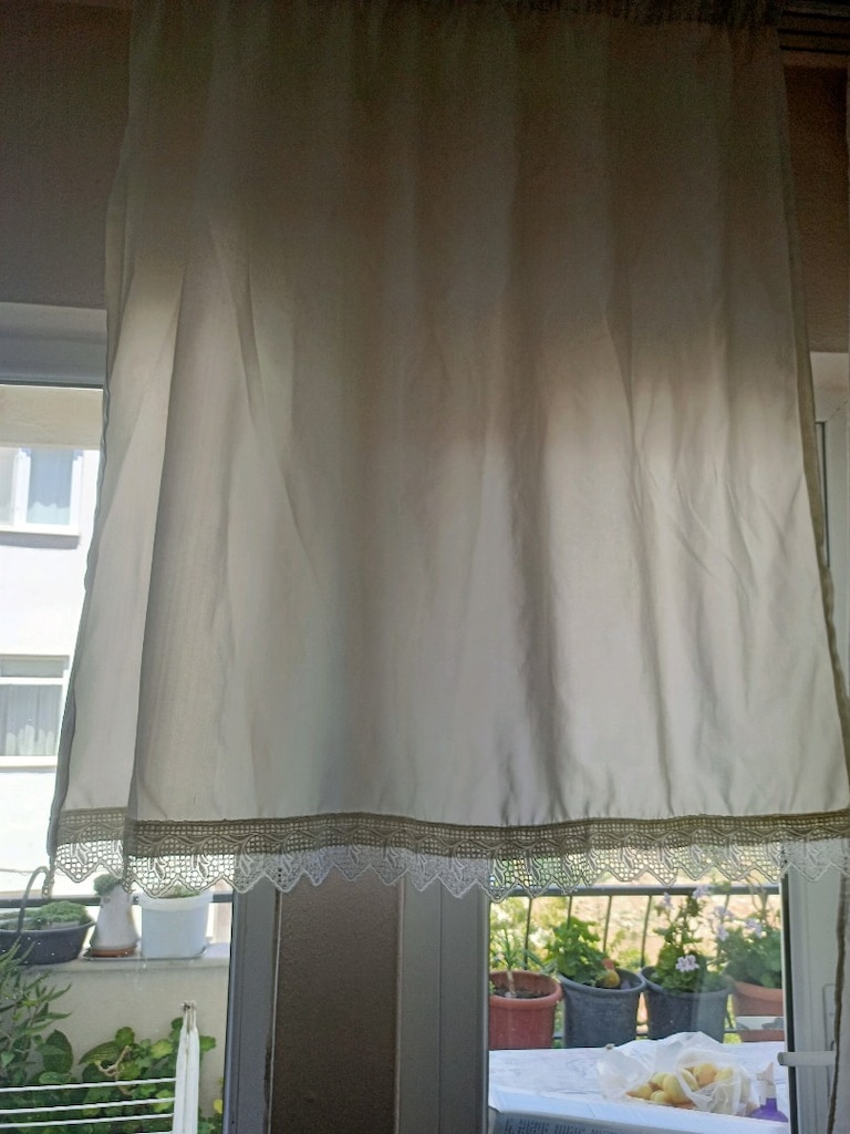 beyaz güneş perdesi boy 126 cm en 132 cm - 5