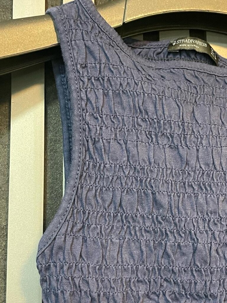 STRADİVARİUS BÜZGÜLÜ VOLANLI BODY TSHIRT - 4
