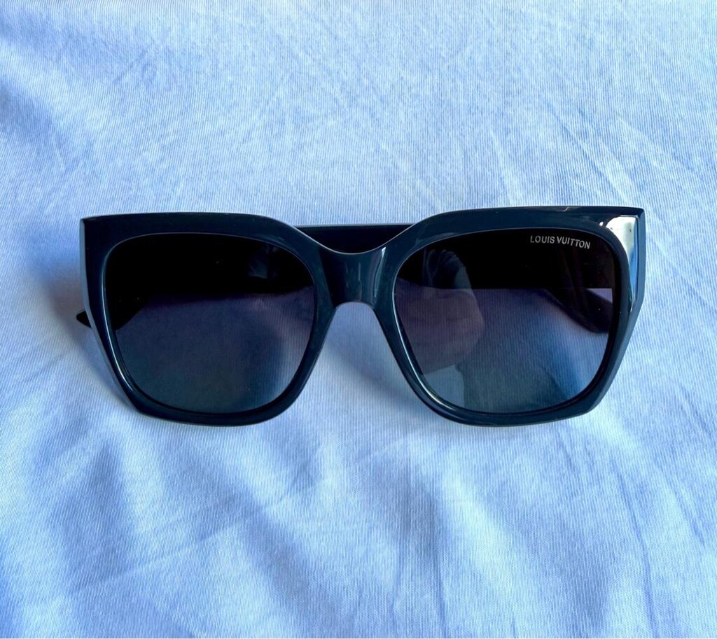 ‼İTHAL/SIFIR/KADIN/Louis Vuitton UV400 Degrade Koyu Tonlu Mavi Lens - 8