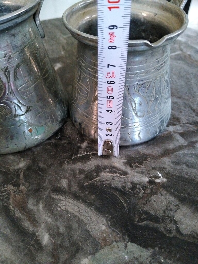 eski, işlemeli bakır cezveler - 7