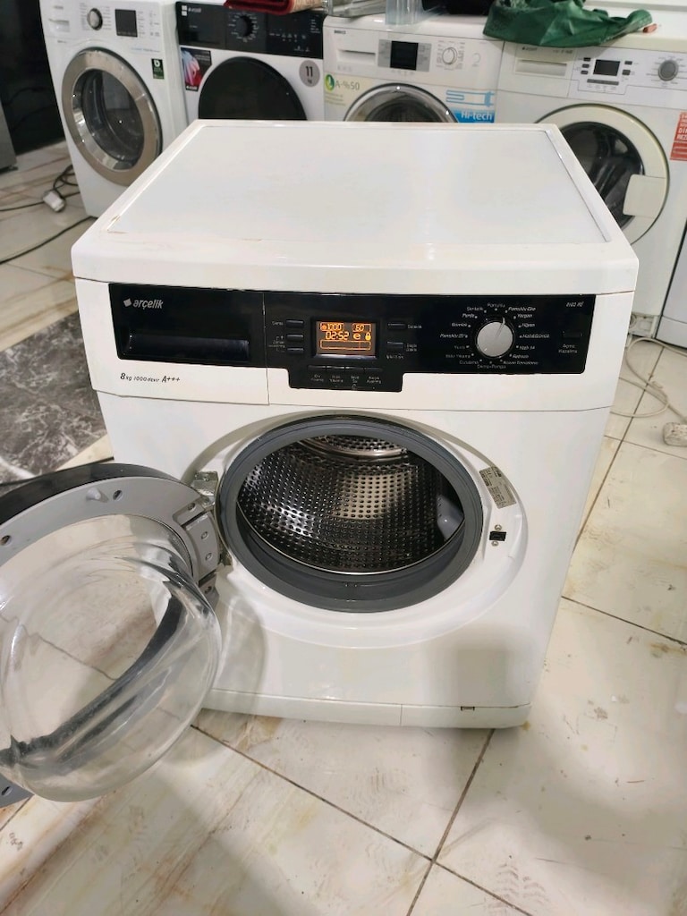 Arçelik 8 kg A+++ enerji 1000 devir çok temiz çamaşır makinesi - 2
