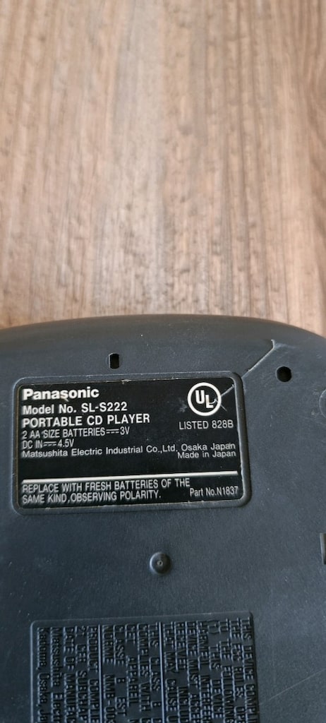 Panasonic cd - 4