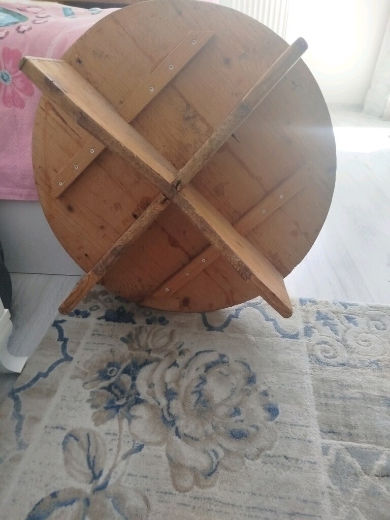 ahşap sabit dört ayaklı yer sofrası - 2