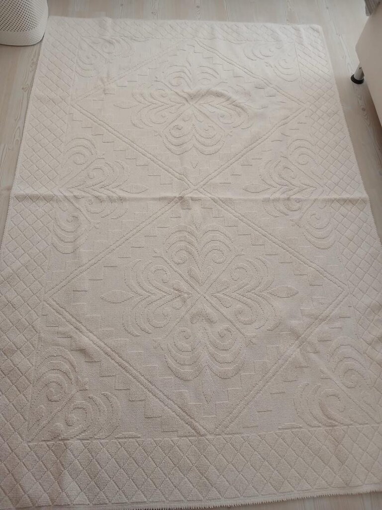 3 adet krem renk kilim - 2