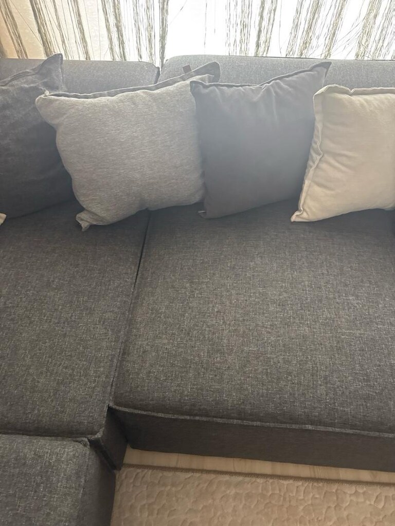S home design frida modüler kanepe L köşe ketenkoltuk takımı 295*190cm - 3