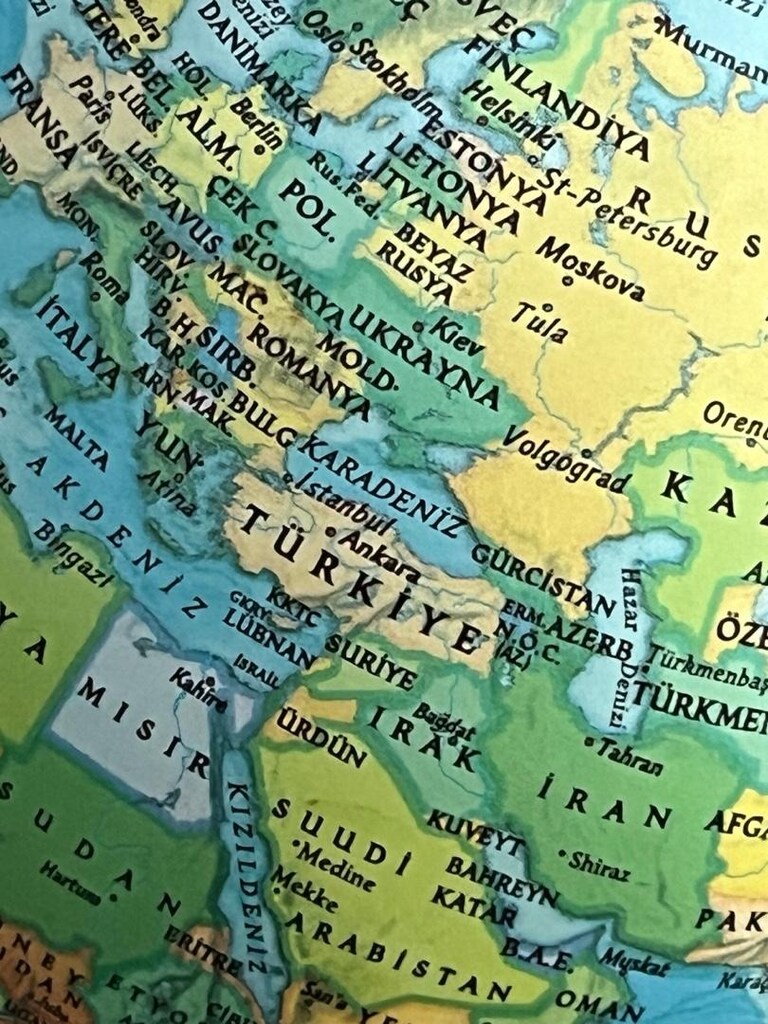 dünya küre - 5