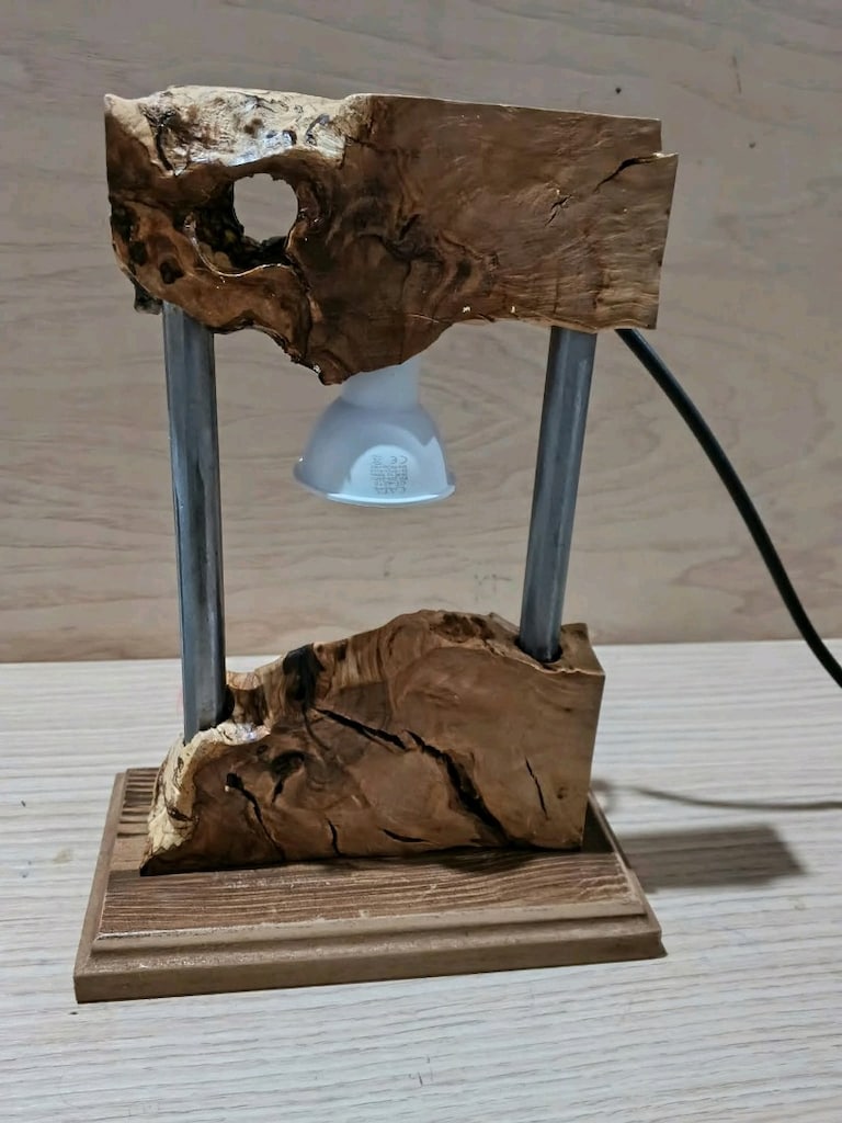 masa üstü lambası abajur boyalı boyasız yakma doğal olarak yapılabilir - 6