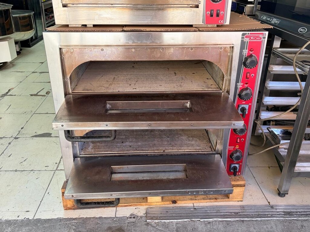 SGS 6868 Elektrikli Pizza Fırını / Çift Katlı Taş Tabanlı Fırın - 5