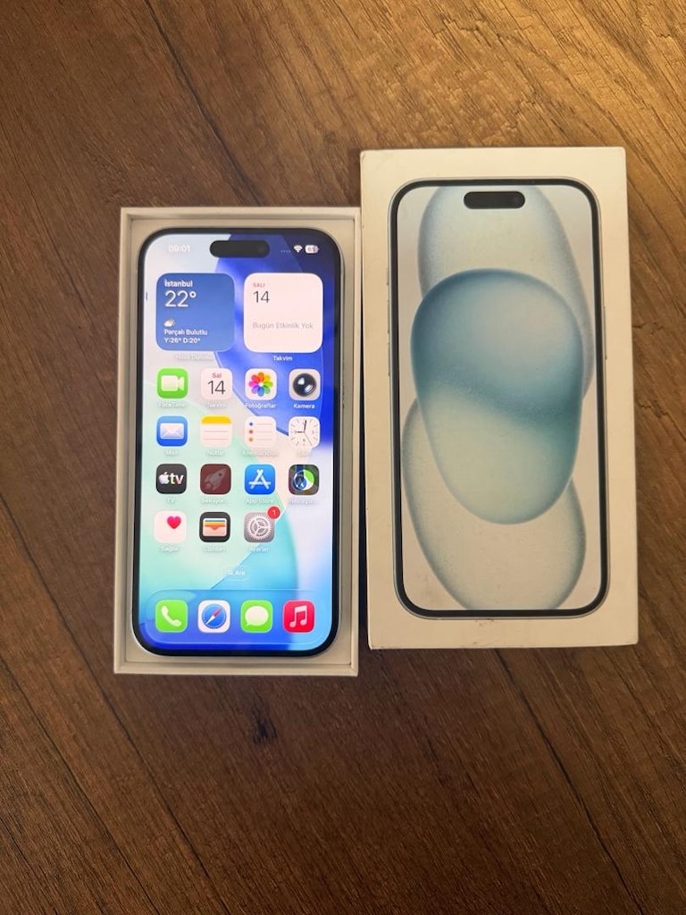 IPHONE 15 KUTULU FATURALI 15AY GARANTİLİ HATASIZ - 2