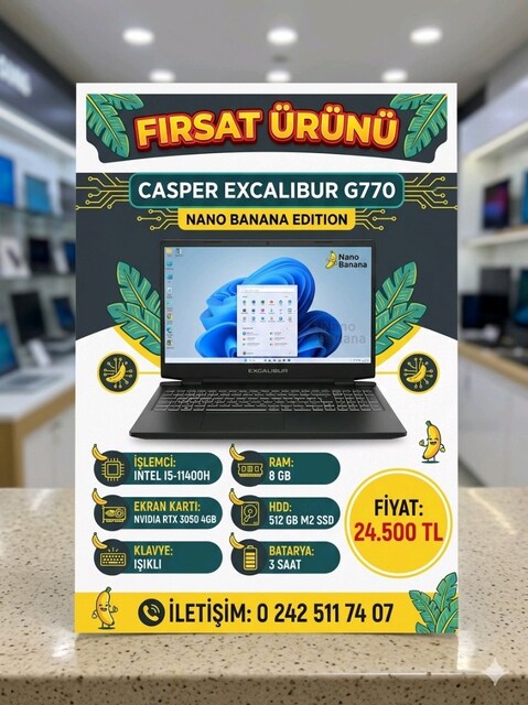 KAÇIRILMAYACAK FIRSAT ÜRÜNÜ! I5 11.NESIK 3050 GAMING DİZÜSTÜ BİLGİS
