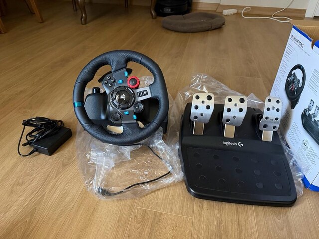 Logitech G29 + Driving Force Shifter | Kutulu | Garantili | PS5/PS4/PC