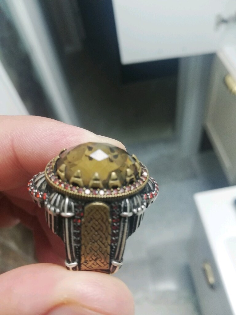Gümüş erkek yüzük - 7
