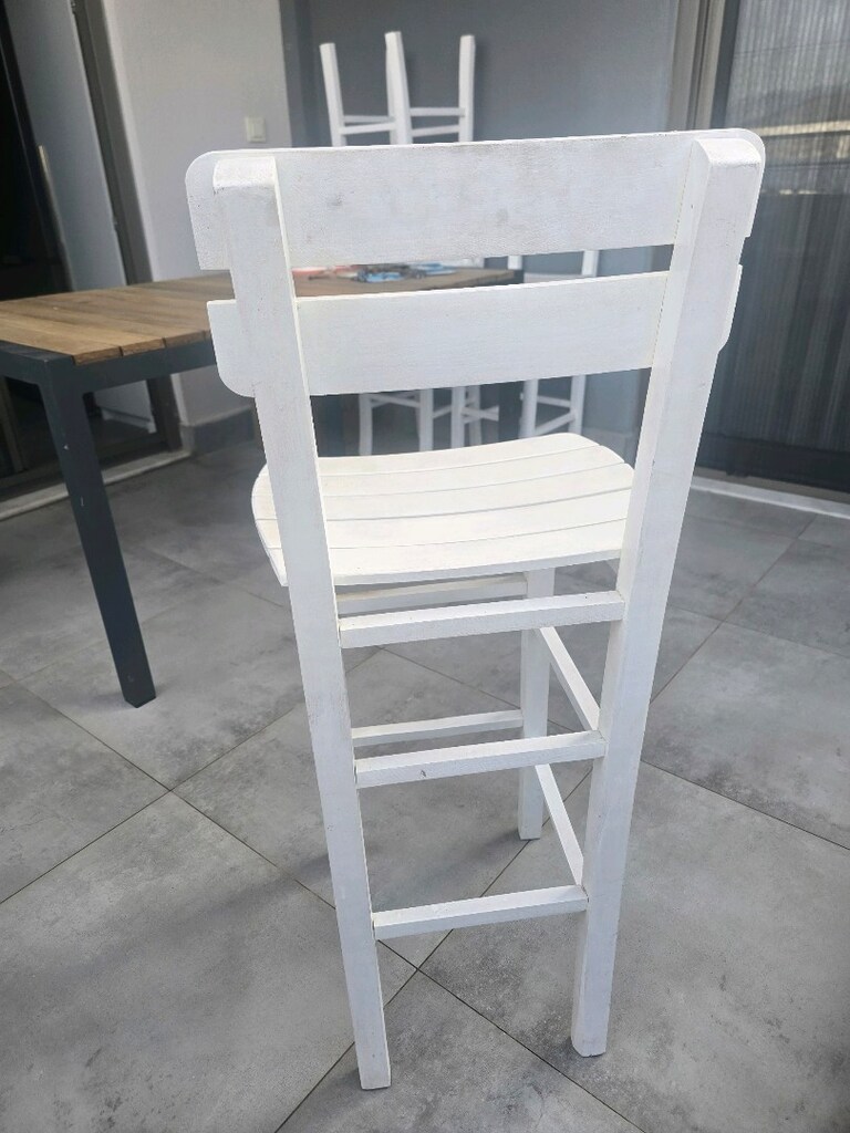 ahşap bar sandalyei - 4