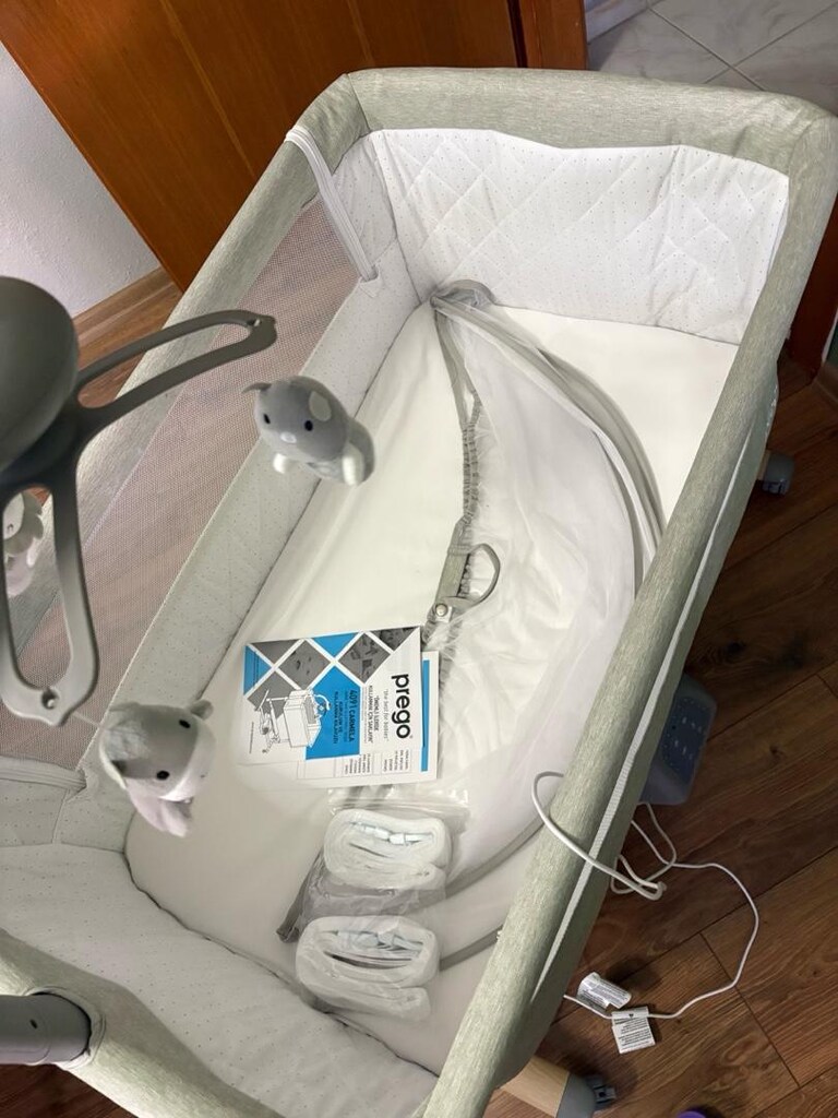 Prego Carmela Anne Yanı Elektrikli Uzaktan Kumandalı Dönenceli Beşik - 4