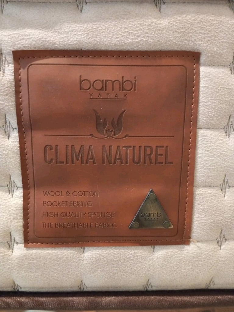 Bambi Clima Naturel Çift Taraflı Yatak – Yazlık/Kışlık, Yün & Pamuk - 5