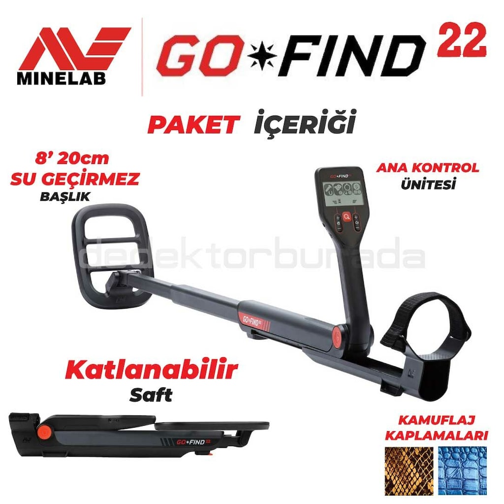 Minelab Dedektör Go Find 22 Dedektör - 2