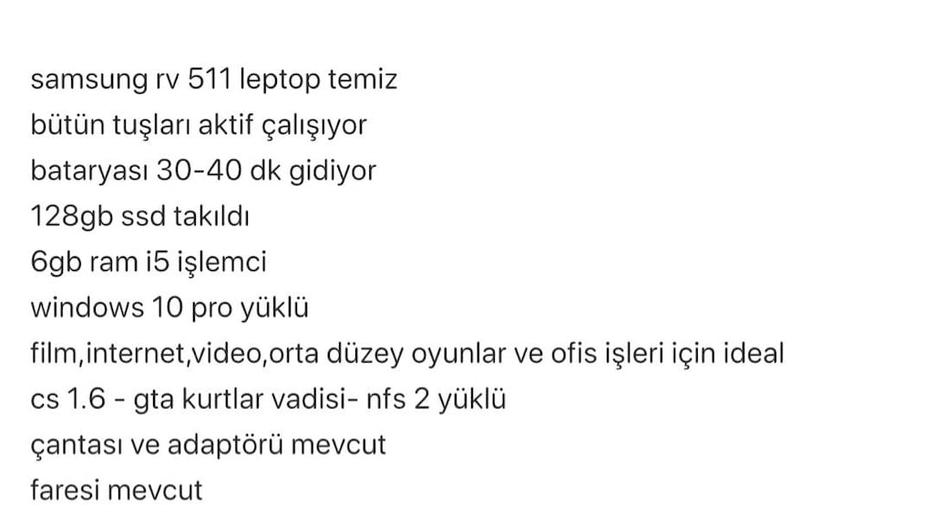 samsung rv 511 leptop - 7