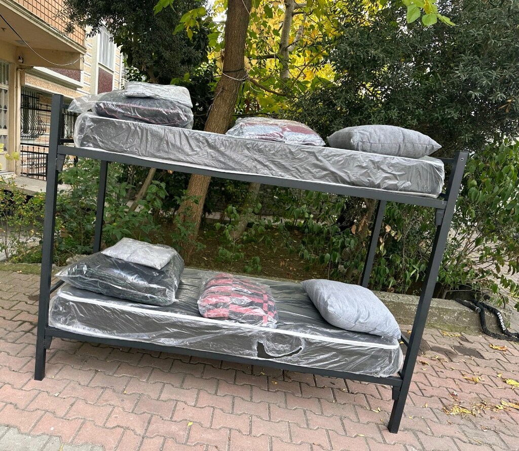 ŞANTİYE İŞÇİ RANZASİ 2 YATAK FİYATA DAHILDIR ÜCRETSİZ TESLİMAT - 5