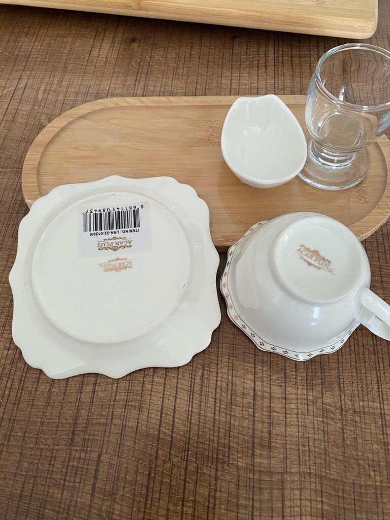 Acar lavanta desenli 2’li fincan takımı - 2