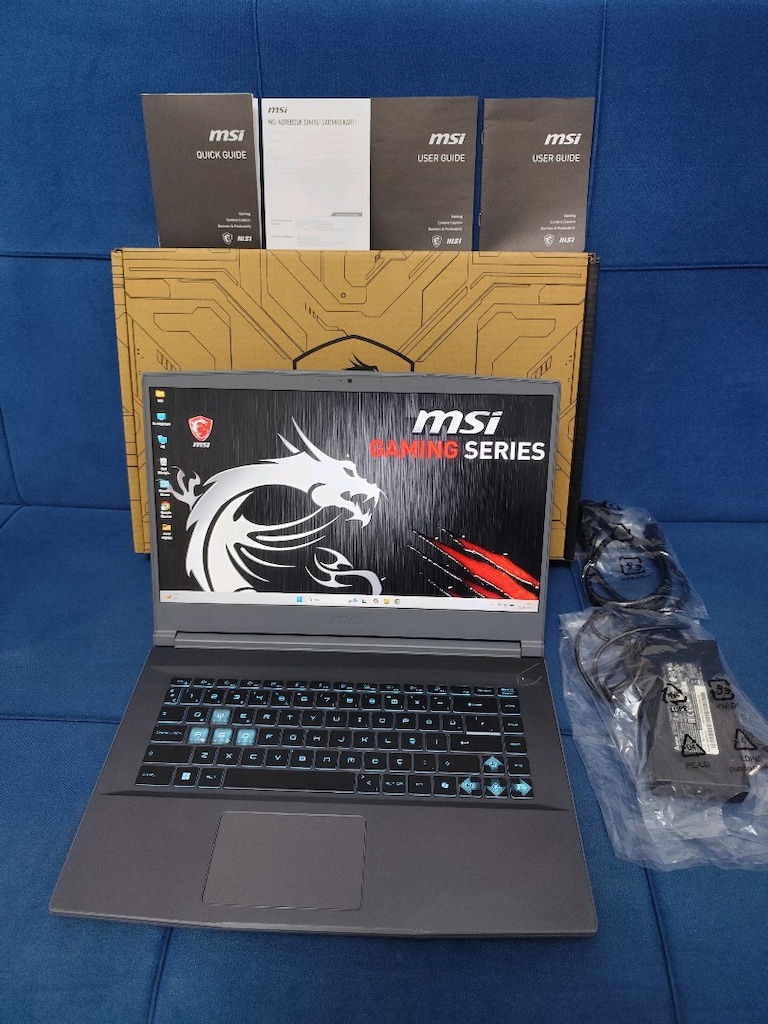 KUTULU HEDİYELİK ÇOKK TEMİZ MSI OYUN ÇİZİM LAPTOP - 3
