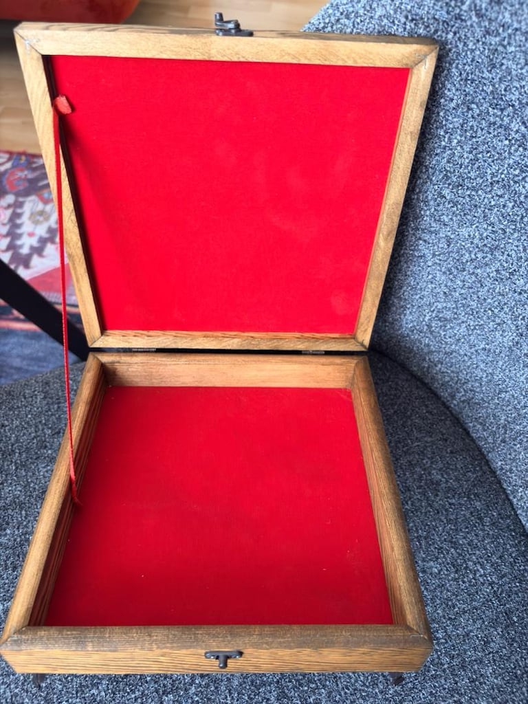 Vintage Tarzı Ahşap Takı ve Mücevher Kutusu - 4
