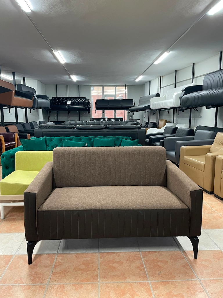 KLAS OFİS ÜSKÜDAR KAHVERENGİ KUMAŞ 2+1+1 KOLTUK TAKIMI SIFIR - 5