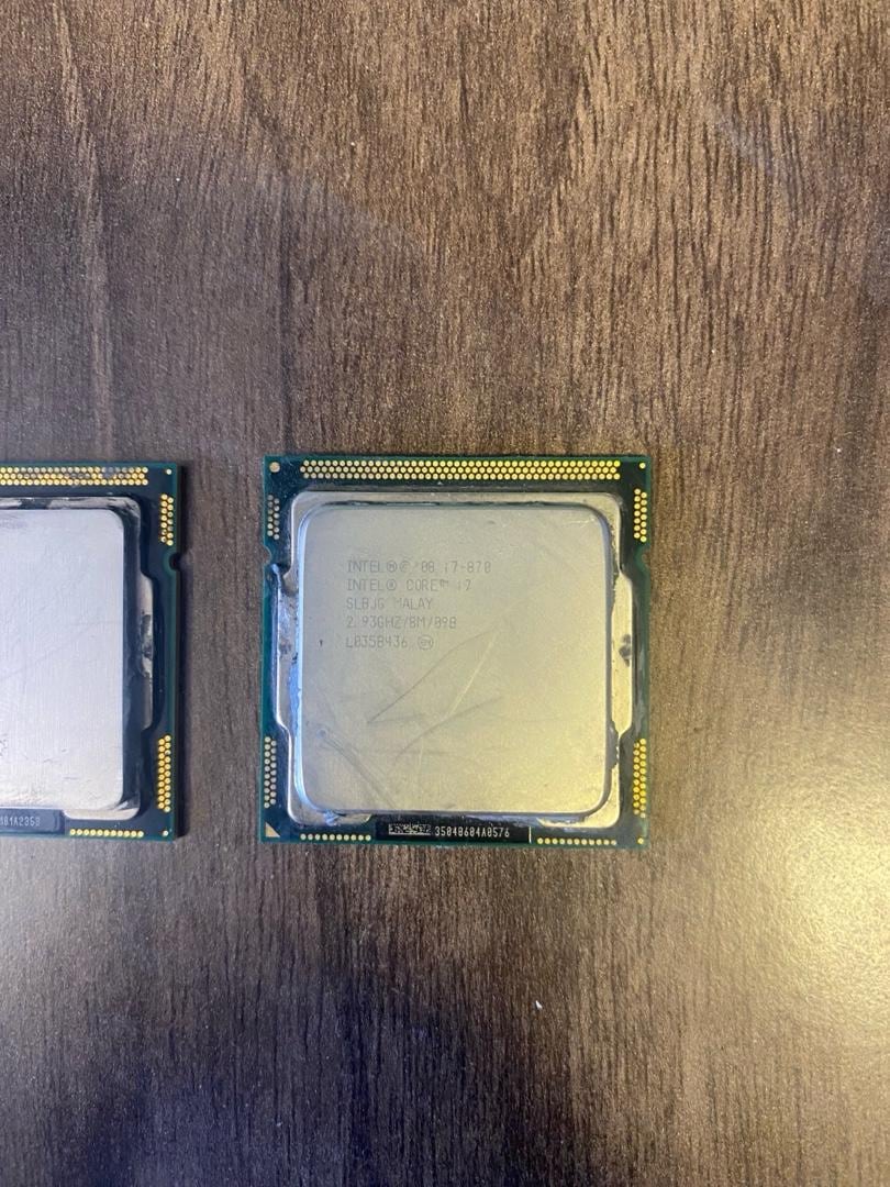 intel 1156 Pin İşlemciler i5-760, i7-870, Xeon X3470 - 4
