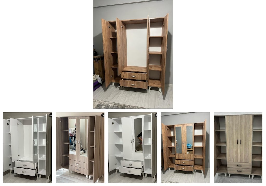 4 kapaklı elbise dolabı txgvpvkugb - 6