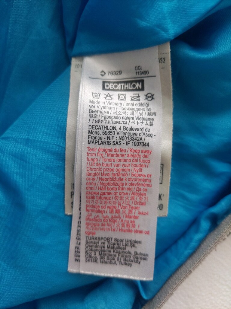 Decathlon quachua çocuk Pad ceket - 13