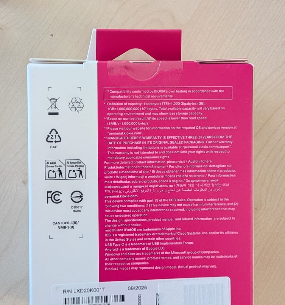 KIOXIA EXCERIA PLUS G2 1TB Taşınabilir SSD - 2