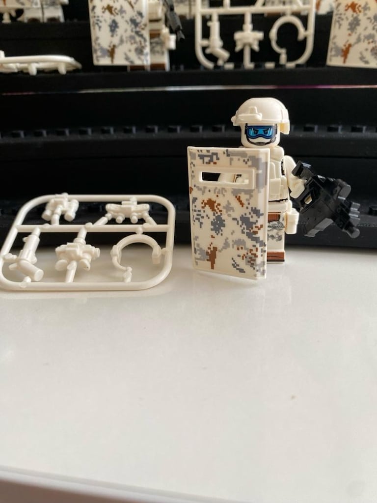 Lego beyaz swat asker - 7
