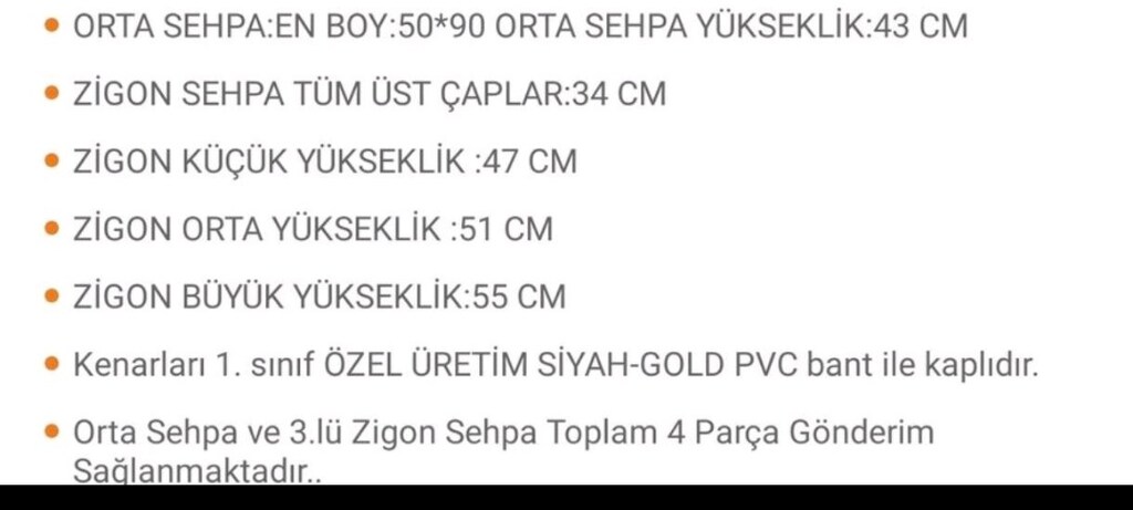 ürün temiz olup göründüğü gibi 3 sehpa - 5