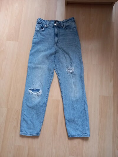 Yüksek bel kadın kot pantolon jeans river island marka