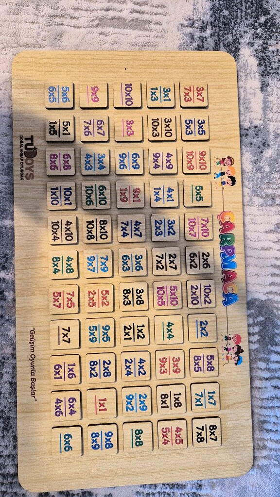 Ahşap Matematik Oyunu - 2