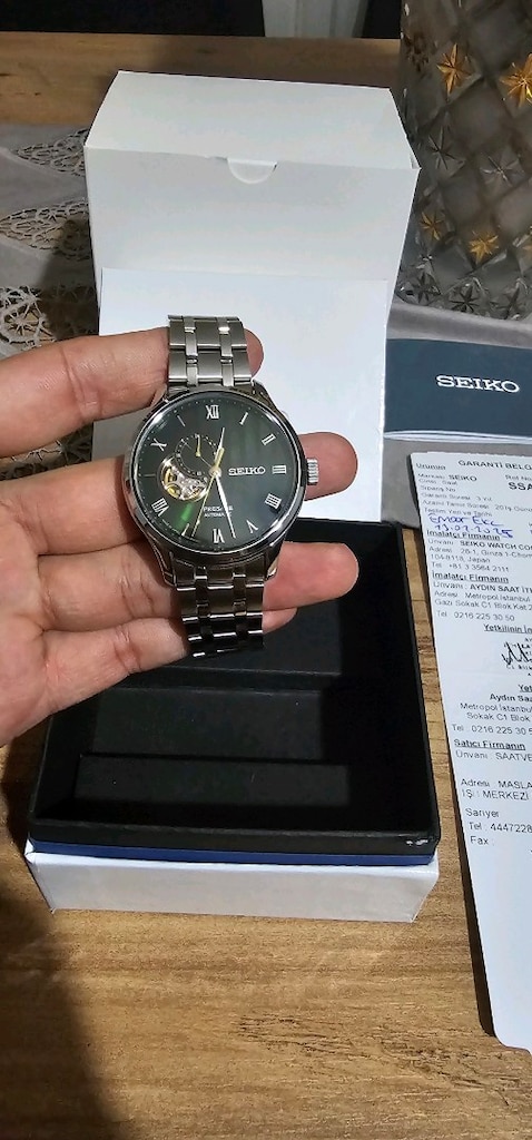Seiko Presage Automatic Saat 10 defa bile takılmadı sıfır ayarında - 6