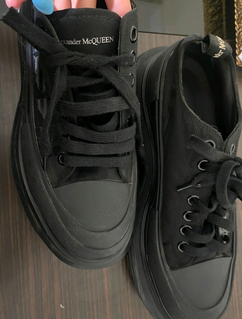 Alexander McQueen Siyah Sneaker - 4