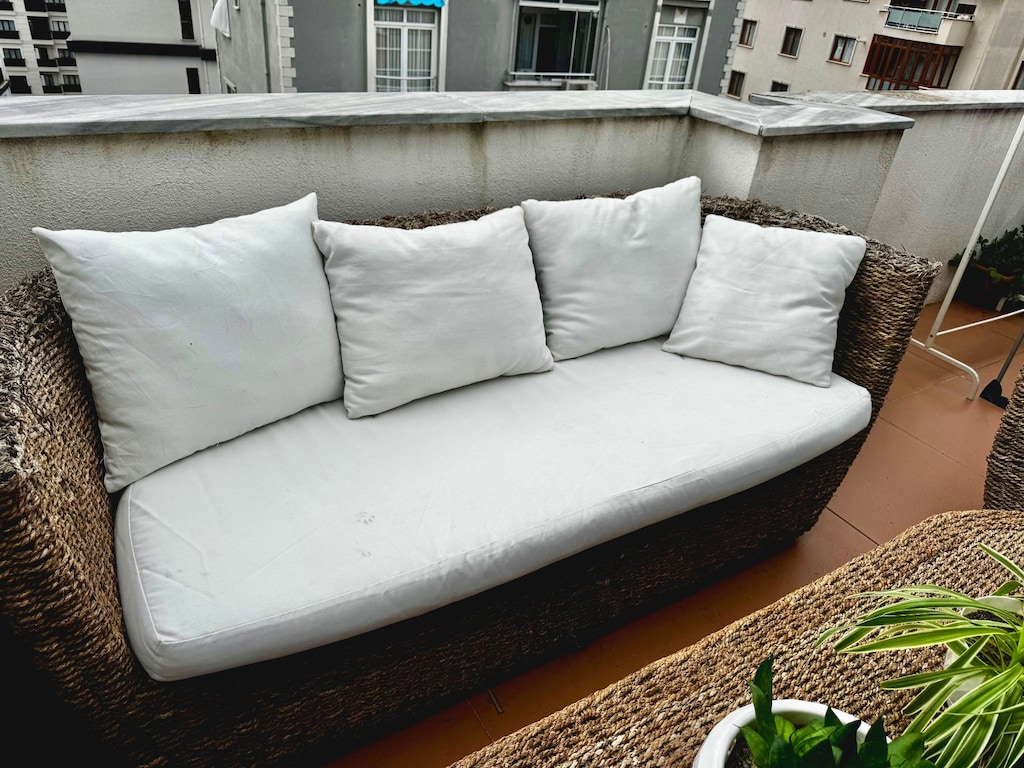 bahçe balkon mobilyası hasır - 6