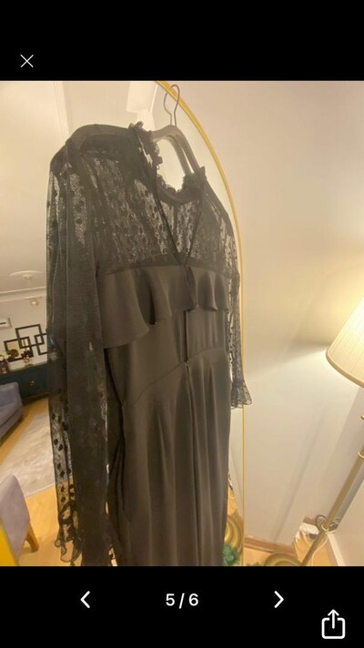 Zara marka tulum siyah