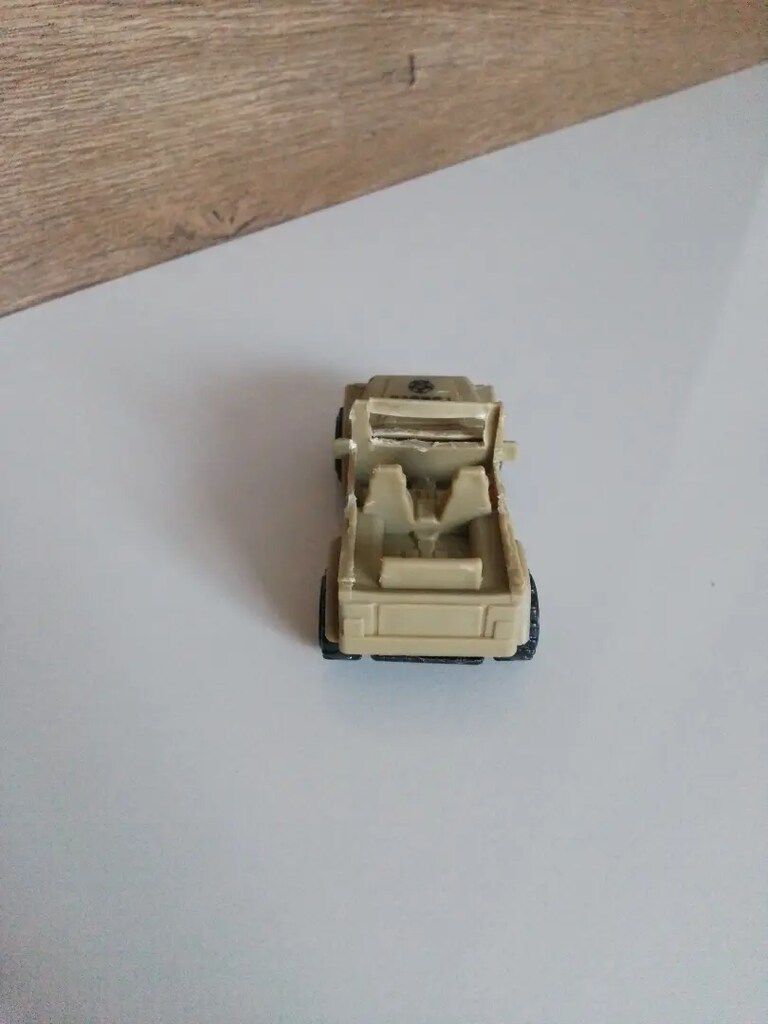 1/64 ölçek 1980 model Jeep Wrangler CJ-6 askeri model Suv araba - 8