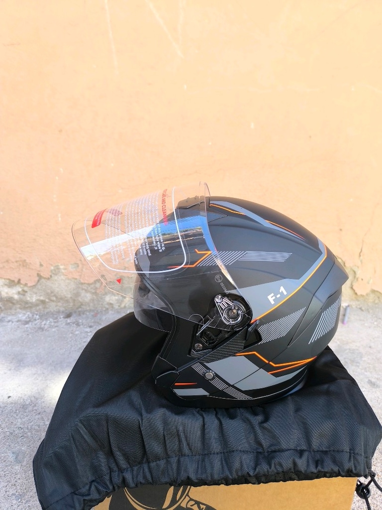 Kask JK 526 Yarım Güneş Vizörlü Sıfır Beden M ve L Mevcuttur İzmir - 5