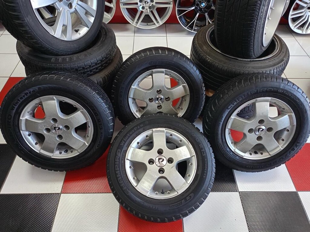 çıkma jant lastik 13jant 175/70/13 lastik jant takımdır çizikleri var - 14