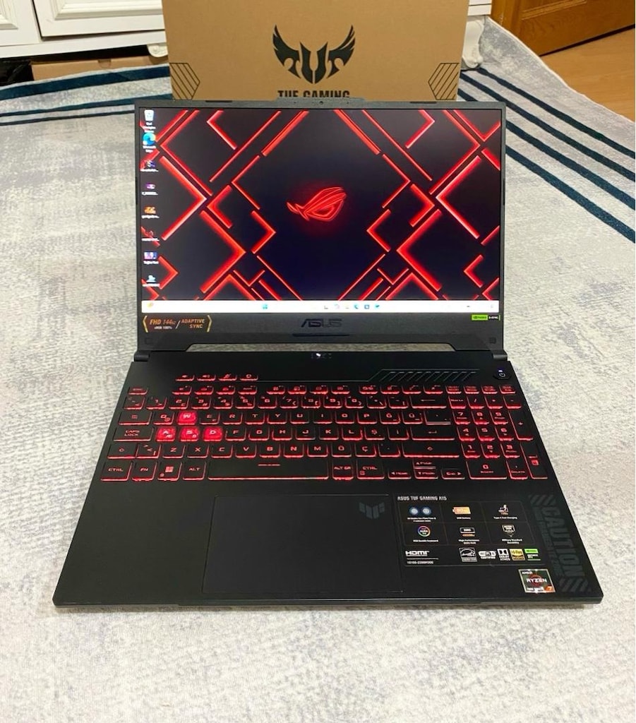 TUFF RYZEN 7-77436HS RTX 4060/8GB Garantili hatasız - 2