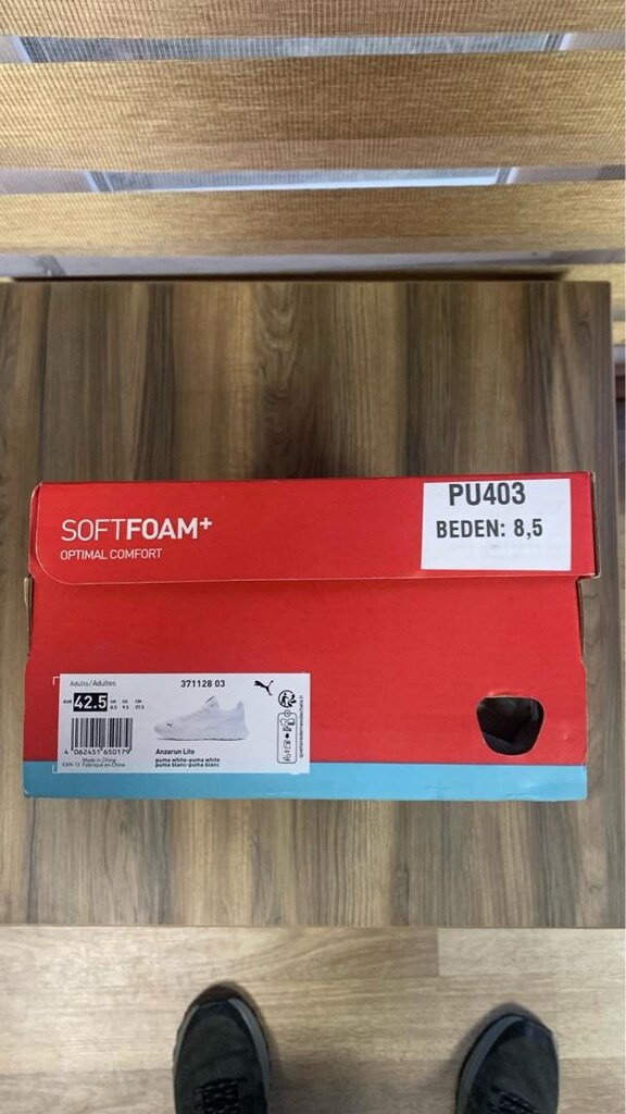 Puma orijinal erkek beyaz ayakkabı. 42,5 numara ve 27,5 cm - 6