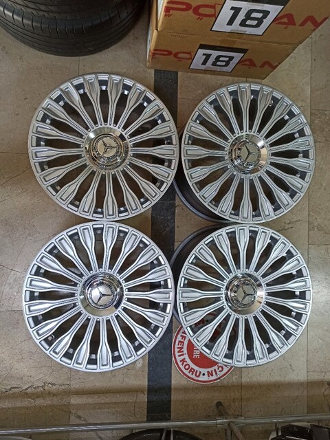 18 inç 5x112 Mercedes maybach jant takımı 2.el