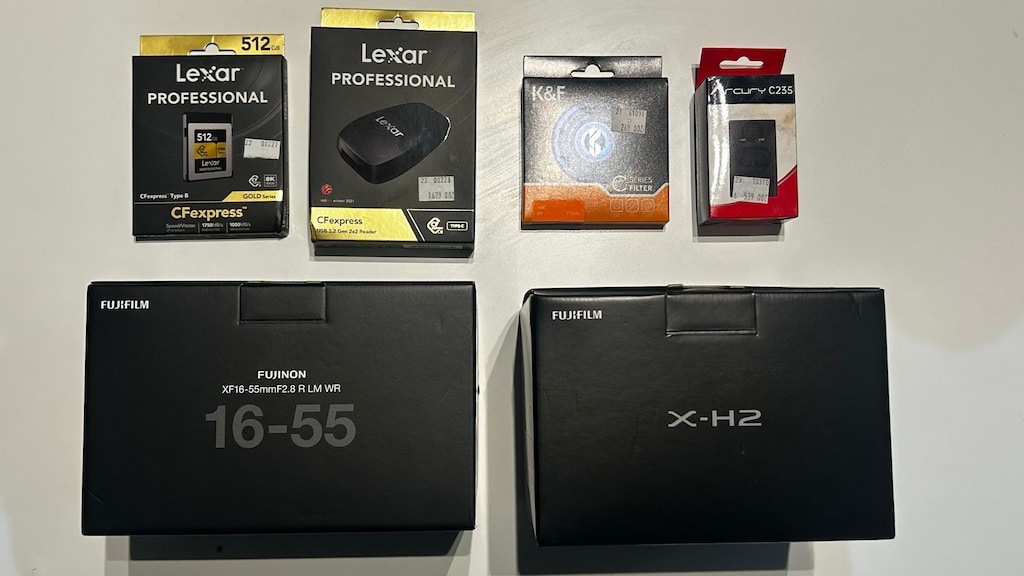 FULL SET Fujifilm XH-2 + Fujinon XF 16-55mm F2.8 + 512 GB CF B - 18