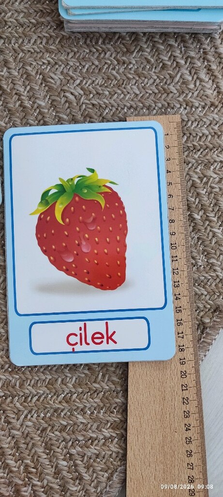 kelime kartları kalın karton - 2