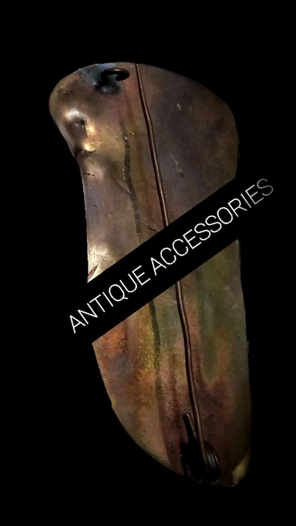 ANTIQUE BROOCH WOMEN ACCESSORIES HAND MADE PRIVATE COLLECTION MAX RARE - 2
