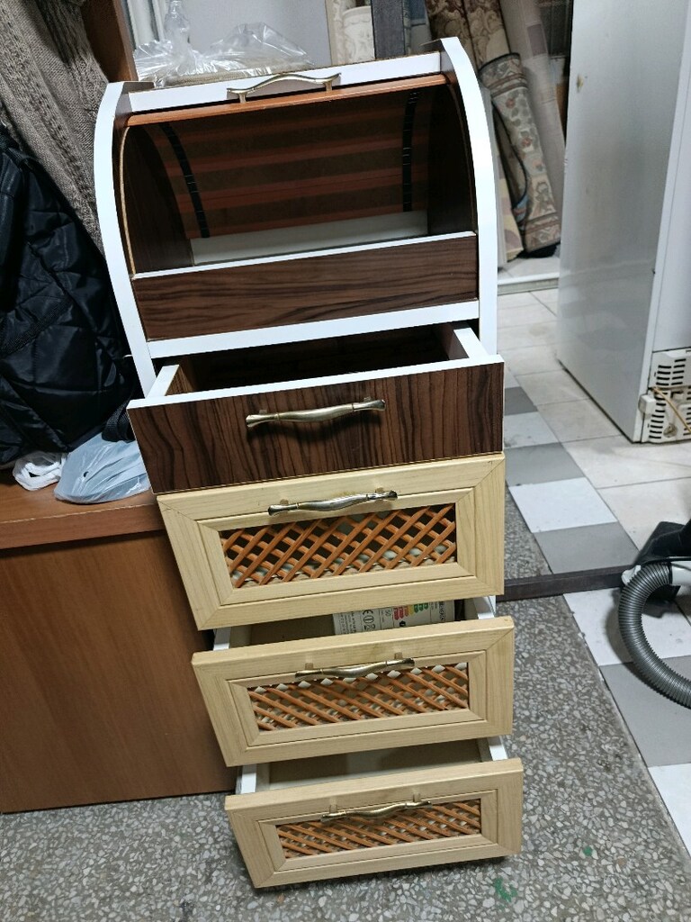 3 çekmeceli 1 kaşıklık ve ekmeklik dolap - 3