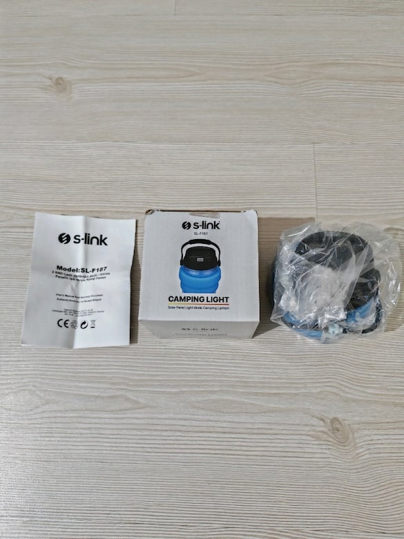 S-Link Marka Şarjlı ve Güneş Enerjili Çok Amaçlı Lamba - 3